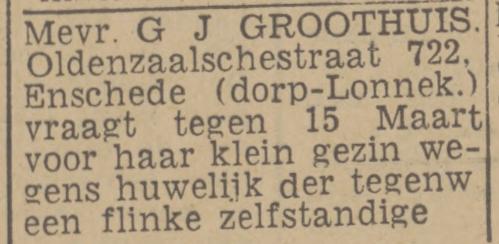 Oldenzaalsestraat 722 G.J. Groothuis advertentie Twentsch nieuwsblad 25-1-1943.jpg