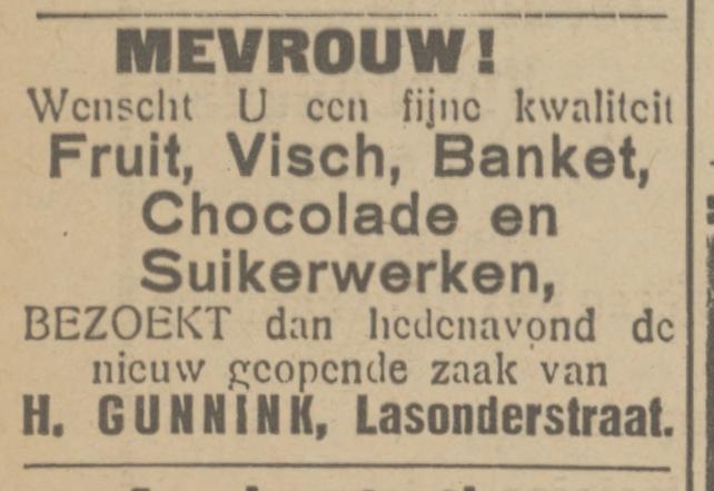 Lasonderstraat H. Gunnink advertentie Tubantia 8-11-1924.jpg