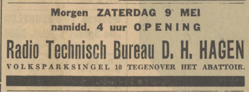 Volksparksingel 10 D.H. Hagen advertentie Tubantia 8-5-1936.jpg