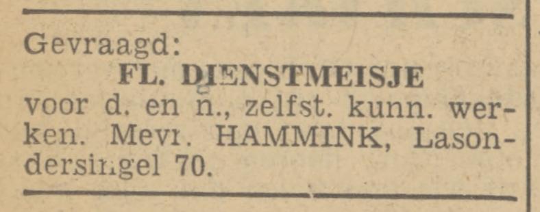 Lasondersingel 70 Hammink advertentie Tubantia 22-6-1940.jpg