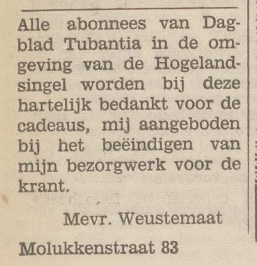Molukkenstraat 83 Mevr. Weustemaat advertentie Tubantia 5-12-1966.jpg