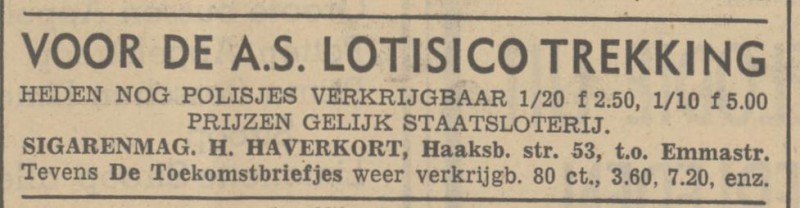Haaksbergerstraat 53 H. Haverkort Sigarenmagazijn advertentie Tubantia 24-6-1939.jpg
