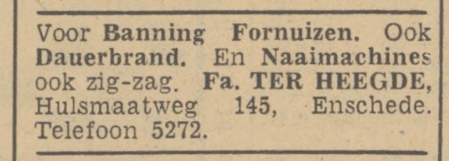 Hulsmaatweg 145 Fa. ter Heegde advertentie Tubantia 9-3-1940.jpg