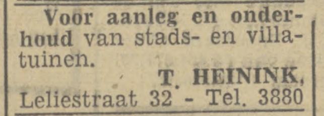 Leliestraat 32 T. Heinink advertentie Twentsch nieuwsblad 31-7-1943.jpg