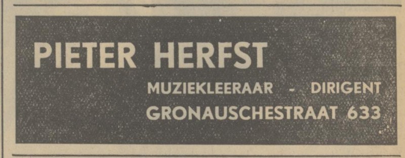 Gronausestraat 633 Pieter Herfst Muziekleraar advertentie Tubantia 14-11-1936.jpg