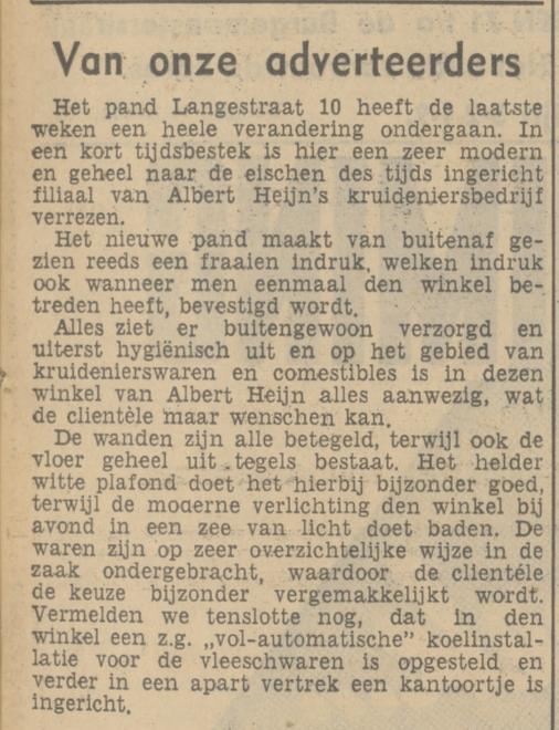 Langestraat 10 Albert Heijn krantenbericht Tubantia 7-1-1938.jpg