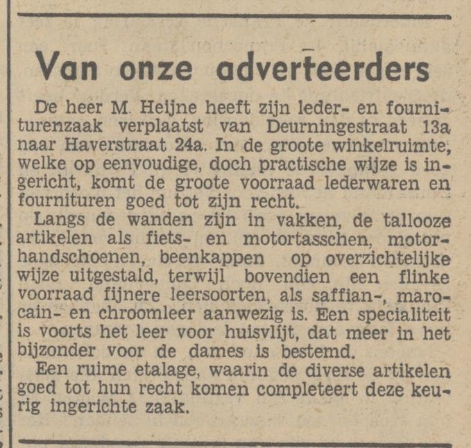 Haverstraat 24a M. Heijne krantenbericht Tubantia 6-9-1939.jpg