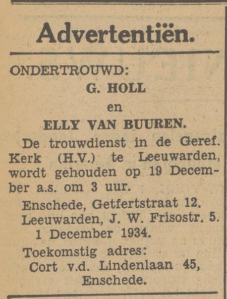 Cort van der Lindenlaan 45 G. Holl advertentie Tubantia 1-12-1934.jpg