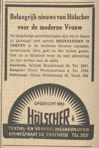 Brinkstraat 59 Hölscher advertentie Tubantia 9-6-1951.jpg