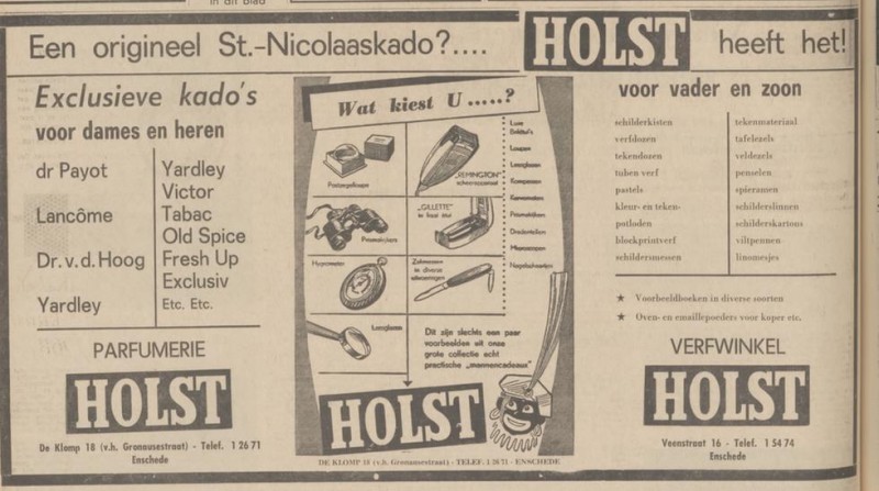 Veenstraat 16 Holst verfwinkel advertentie Tubantia 24-11-1966.jpg