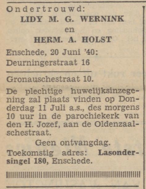 Lasondersingel 180 H.A. Holst advertentie De Tijd 20-6-1940.jpg