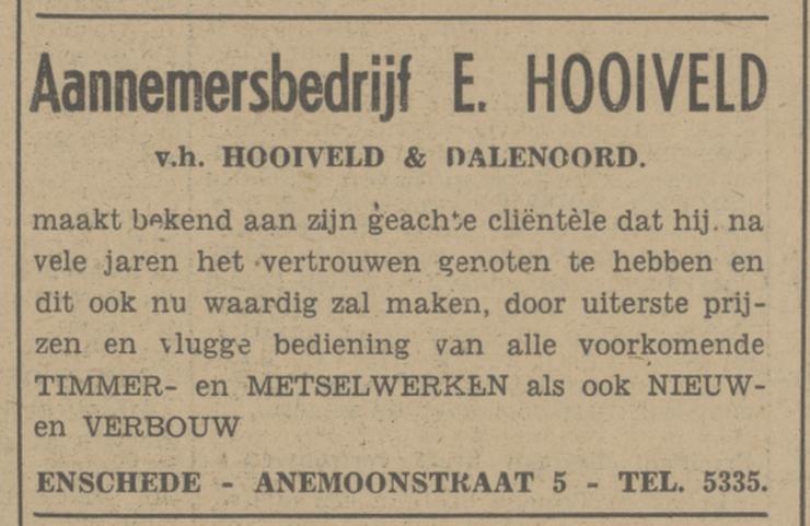 Anemoonstraat E. Hooiveld Aannemersbedrijf advertentie Tubantia 2-1-1948.jpg