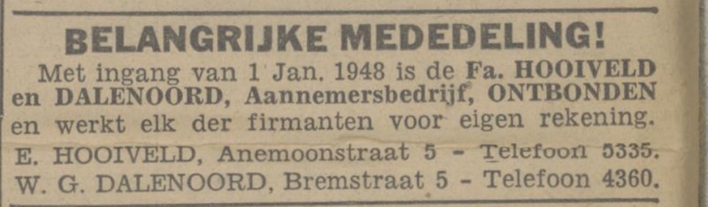 Anemoonstraat E. Hooiveld Aannemersbedrijf advertentie Tubantia 31-12-1947.jpg