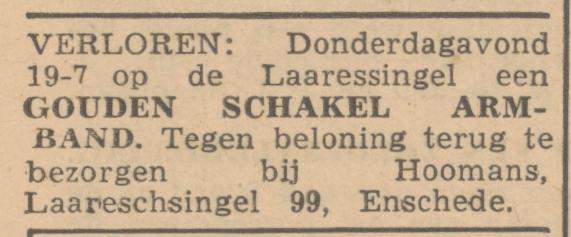 Laaressingel 99 Hoomans advertentie Het Vrije Volk 21-7-1945.jpg