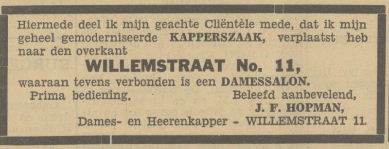 Willemstraat 11 kapper J.F. Hopman advertentie Tubantia 14-8-1933.jpg