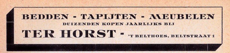 Beltstraat 1 't Belthoes ter Horst advertentie.jpg