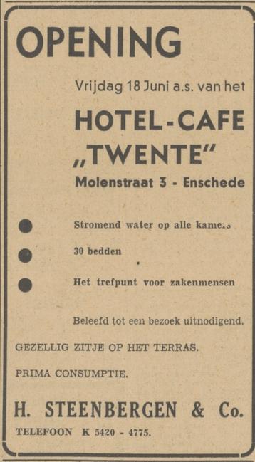 Molenstraat 3 Hotel Twente advertentie Tubantia 16-6-1948.jpg