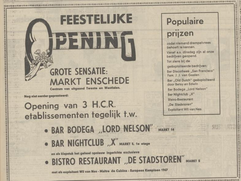 Markt 14 Bar Bodega Lord Nelson advertentie Tubantia 5-7-1971.jpg