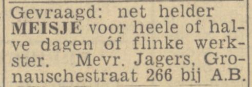 Gronausestraat 266 Mevr. Jagers advertentie Twentsch nieuwsblad 15-4-1944.jpg