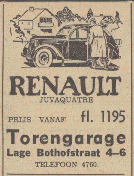 Lage Bothofstraat 4-6 Torengarage advertentie Tubantia 18-1-1939.jpg