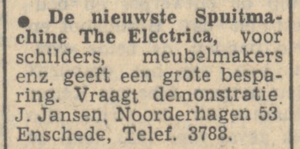 Noorderhagen 53 J. Jansen advertentie Tubantia 30-6-1951.jpg