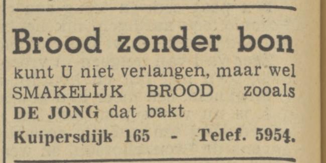 Kuipersdijk 165 bakker de Jong advertentie Tubantia 29-1-1941.jpg