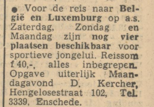 Hengelosestraat 102 D. Kercher advertentie Tubantia 25-6-1951.jpg