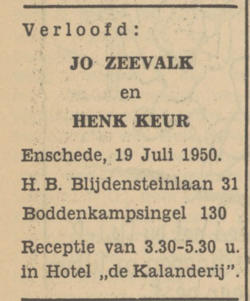 Boddenkampsingel 130 H. Keur advertentie Tubantia 15-7-1950.jpg