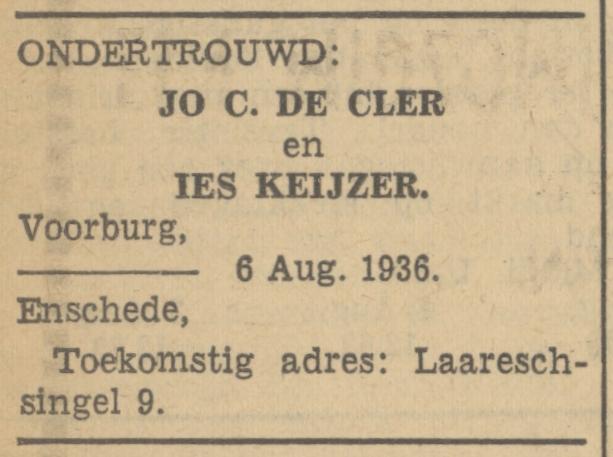 Laaressingel 9 J.C. Keijzer-de Cleradvertentie Tubantia 6-8-1936.jpg