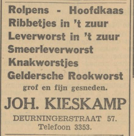 Deurningerstraat 57 Joh. Kieskamp advertentie Tubantia 29-9-1933.jpg