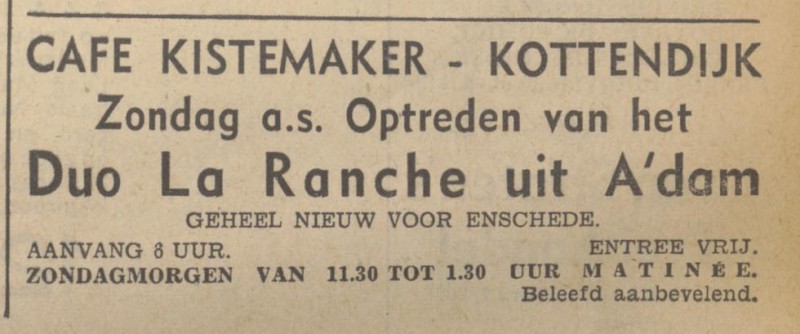 Kottendijk cafe Kistemaker advertentie Tubantia 11-11-1939.jpg