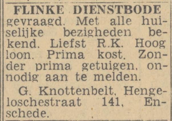 Hengelosestraat 141 G. Knottenbelt  advertentie Twentsch nieuwsblad 21-2-1944.jpg