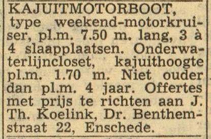 Dr. Benthemstraat 22 J.Th. Koelink advertentie 24-3-1960.jpg
