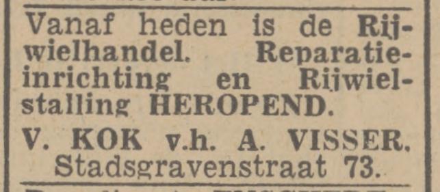 Stadsgravenstraat 73 V. Kok rijwielzaak advertentie Twentsch nieuwsblad 1-12-1944.jpg
