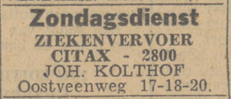 Oostveenweg 17-18-20 Joh. Kolthof advertentie Twentsch nieuwsblad 12-8-1944.jpg
