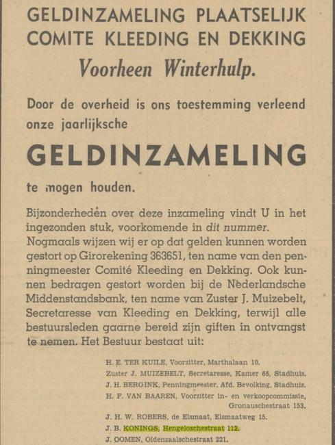 Hengelosestraat 112 J.B. Konings advertentie Tubantia 20-12-1940.jpg