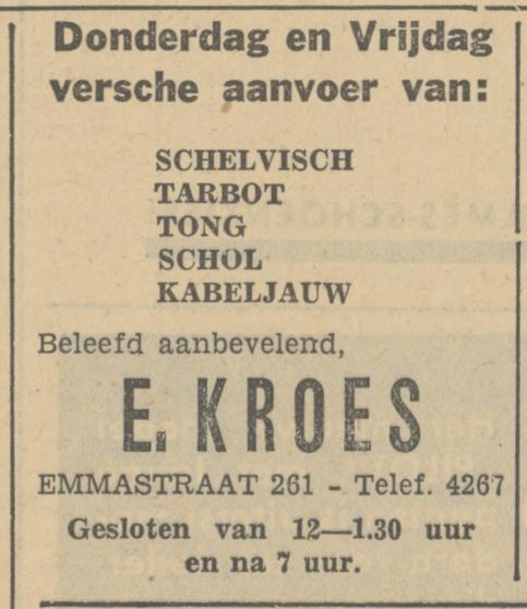 Emmastraat 261 E. Kroes advertentie Tubantia 6-11-1935.jpg