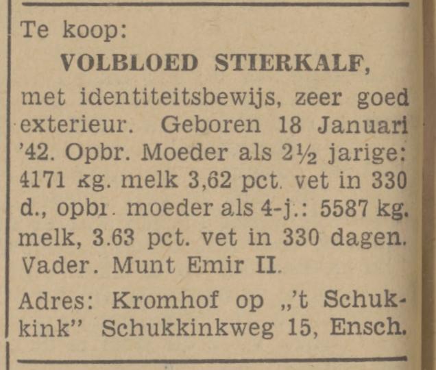 Schukkinkweg 15 Kromhof advertentie Tubantia 27-2-1942.jpg