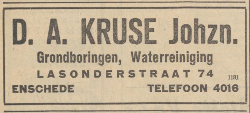Lasonderstraat 74 D.A. Kruse Johzn. advertentie Nieuw Israelietisch Weekblad 19-7-1940.jpg