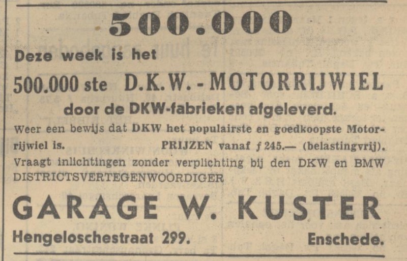 Hengelosestraat 299 Garage W. Kuster advertentie Tubantia 18-2-1939.jpg