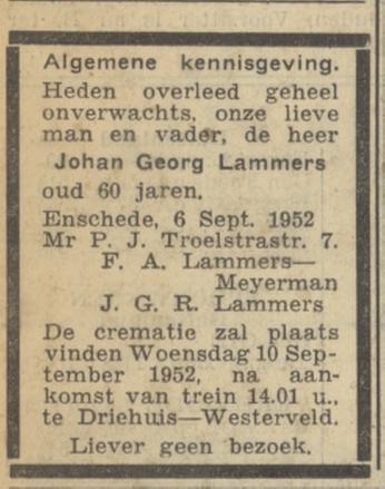 Mr. P.J. Troelstrastraat 7 J.G. Lammers overlijdensadvertentie Algemeen Handelsblad 8-9-1952.jpg