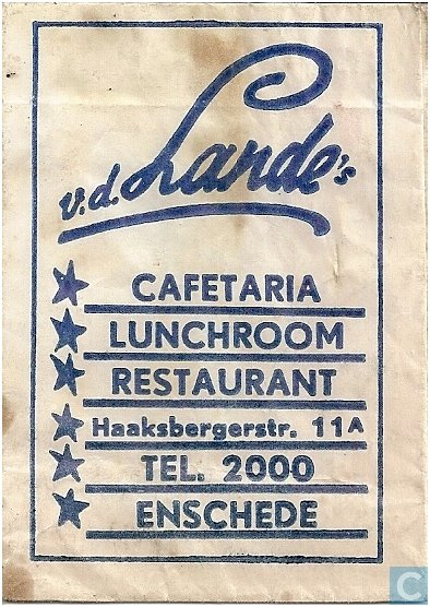 Haaksbergerstraat 11a cafetaria v.d. Lande suikerzakje.jpg