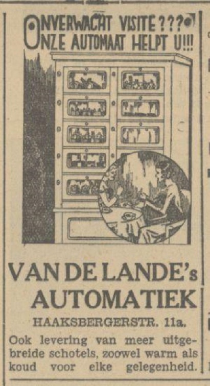 Haaksbergerstraat 11a van de Lande's Automatiek advertentie Tubantia 8-6-1935.jpg