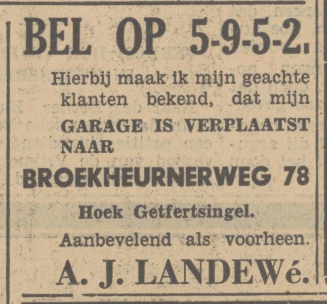 Broekheurnerweg 78 garage A.J. Landewe advertentie Tubantia 2-11-1934.jpg
