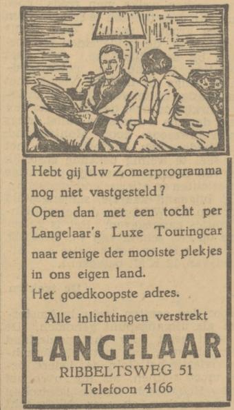 Ribbeltsweg 51 Langelaar advertentie Tubantia 13-6-1933.jpg