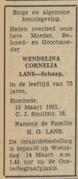 C.J. Snuifstraat 16 H.G. Lans advertentie Tubantia 12-3-1951.jpg