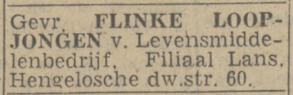 1e Hengeloschedwarsstraat 60 filiaal B.W. Lans advertentie Twentsch nieuwsblad 22-6-1943.jpg