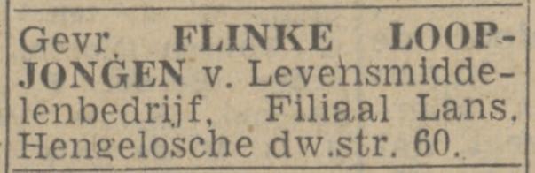 1e Hengeloschedwarsstraat 60 filiaal B.W. Lans advertentie Twentsch nieuwsblad 22-6-1943.jpg