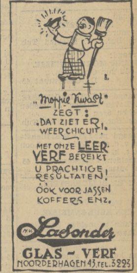 Noorderhagen 43 Lasonder Glas-verf advertentie Tubantia 22-4-1939.jpg