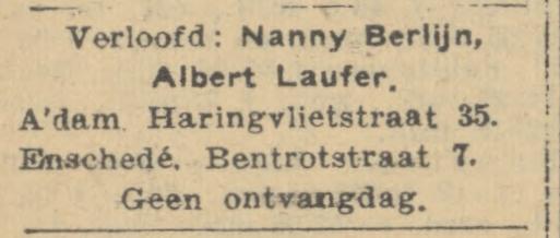 Bentrotstraat 7 A. Laufer advertentie  Algemeen Handelsblad 21-3-1946.jpg